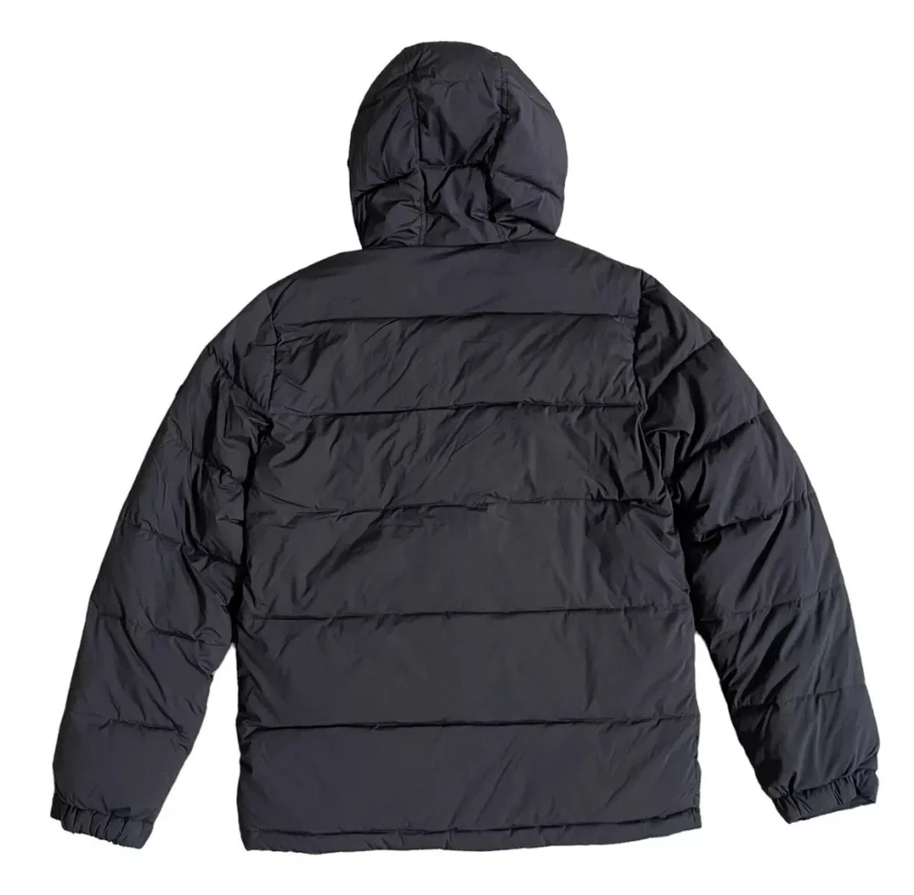 Men's Black Puffer Jacket textured Down & Feathers American Eagle Large